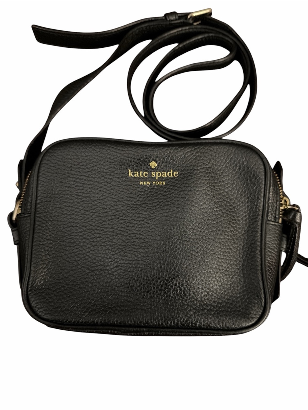 Kate Spade New york Mulberry Crossbody Leather Bag - Black